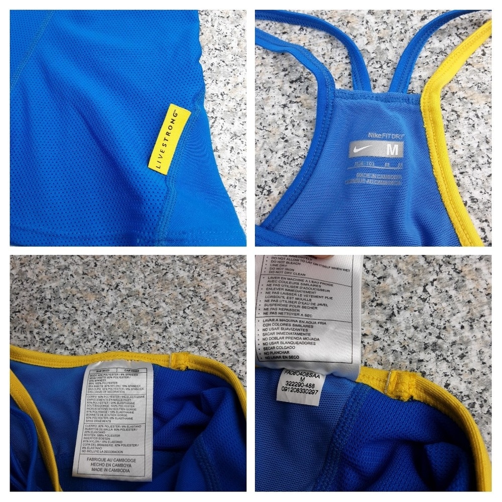 Nike FIT-DRY Racerback Workout tank top Size M - Picture 6 of 7